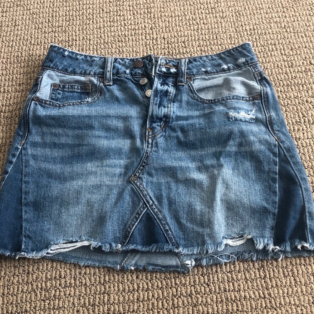 American eagle dark blue skirt